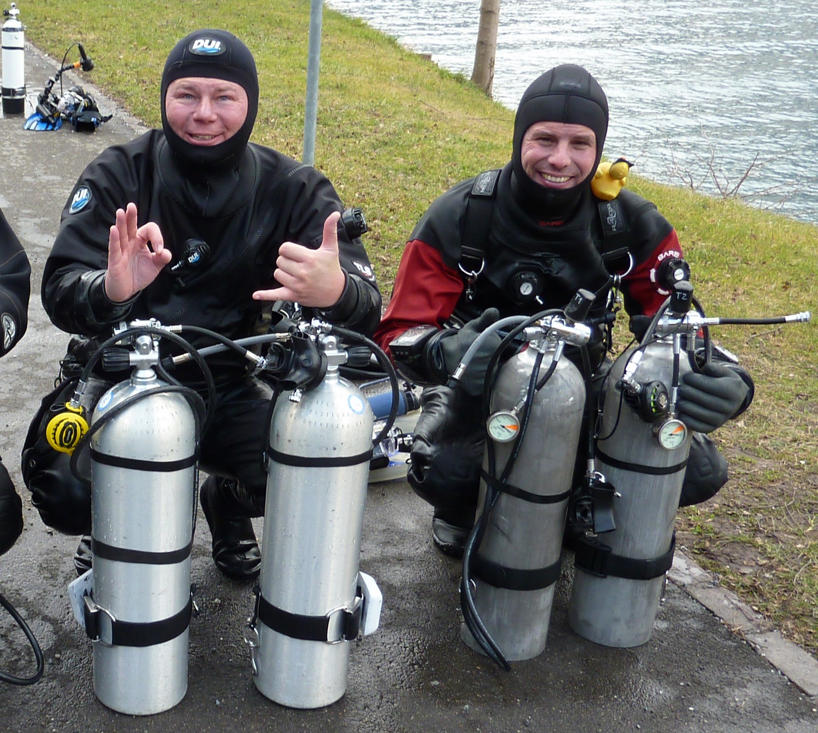 Sidemount-Forum Team - Roby und Martin